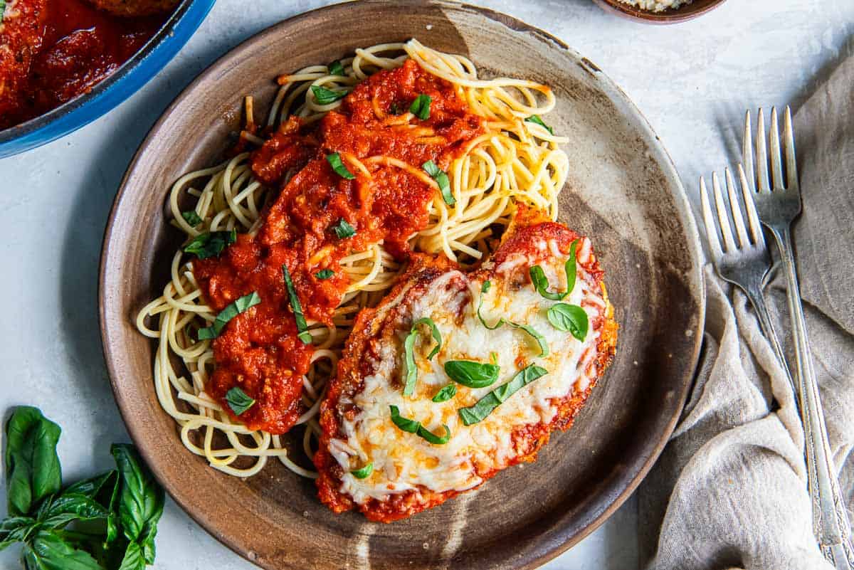 Crispy Chicken Parmesan | Valerie’s Kitchen