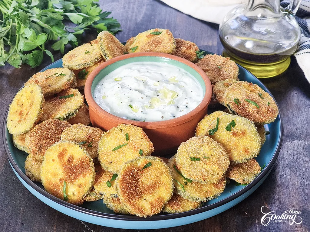 Crispy Baked Zucchini Chips – Home Cooking Adventure