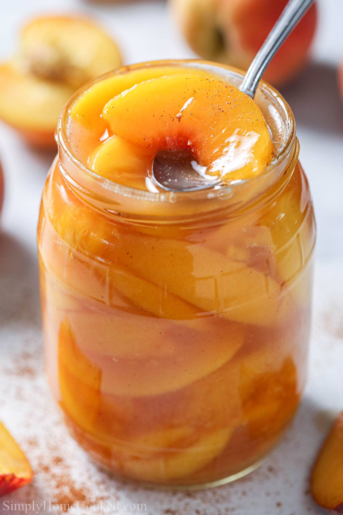 Peach Pie Filling – Simply Home Cooked